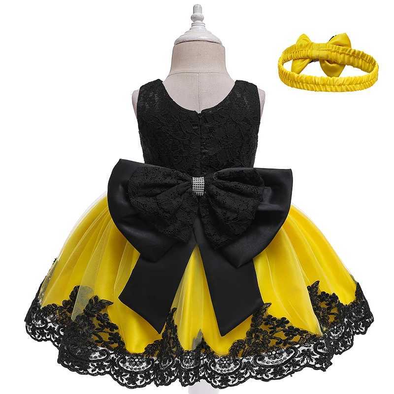 Childrens Flower Tutu Dress 1-10 Year Old Girl Wedding Birthday Par Princess Dress Childrens Lace Dress Clothing VestXJ250228