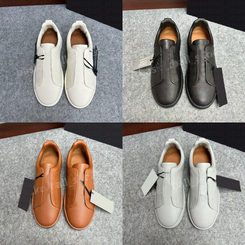 Luxurys Designer Casual Shoes Low Top Sneaker Stripes Social Wedding Party Quality Leather Shoe Size 38-46