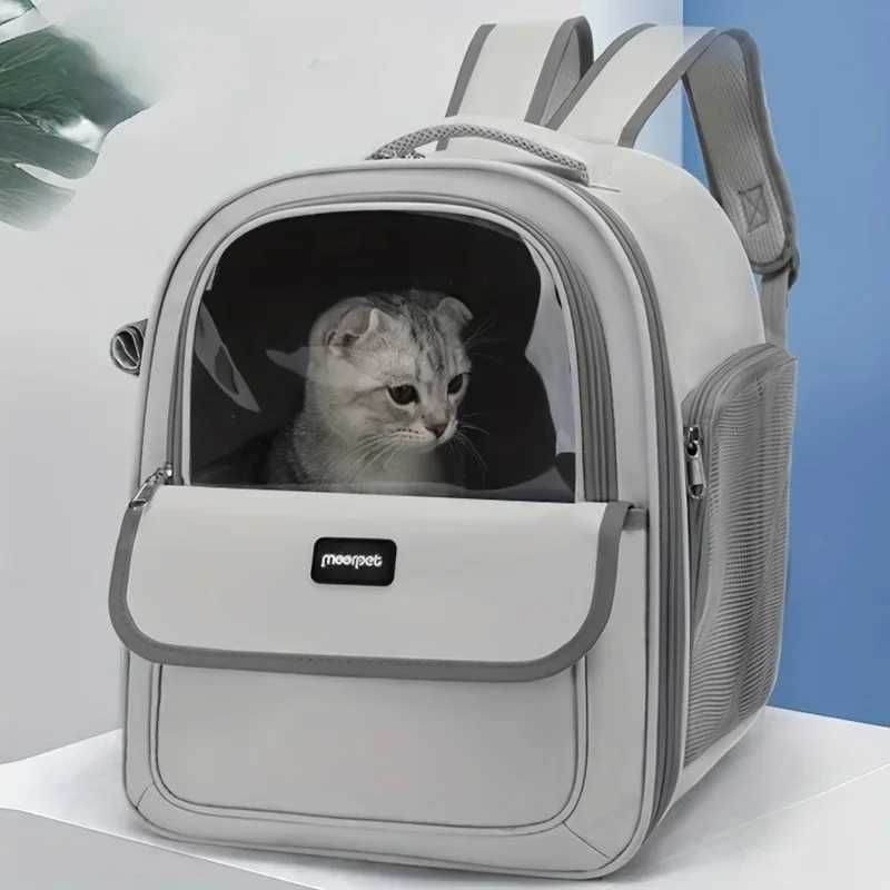 Pet Backpack Outdoor Large Cat Backpack Transparent Cat And Dog Supplies Capsule Breathable Carrying Bag Backpack Home 250205
