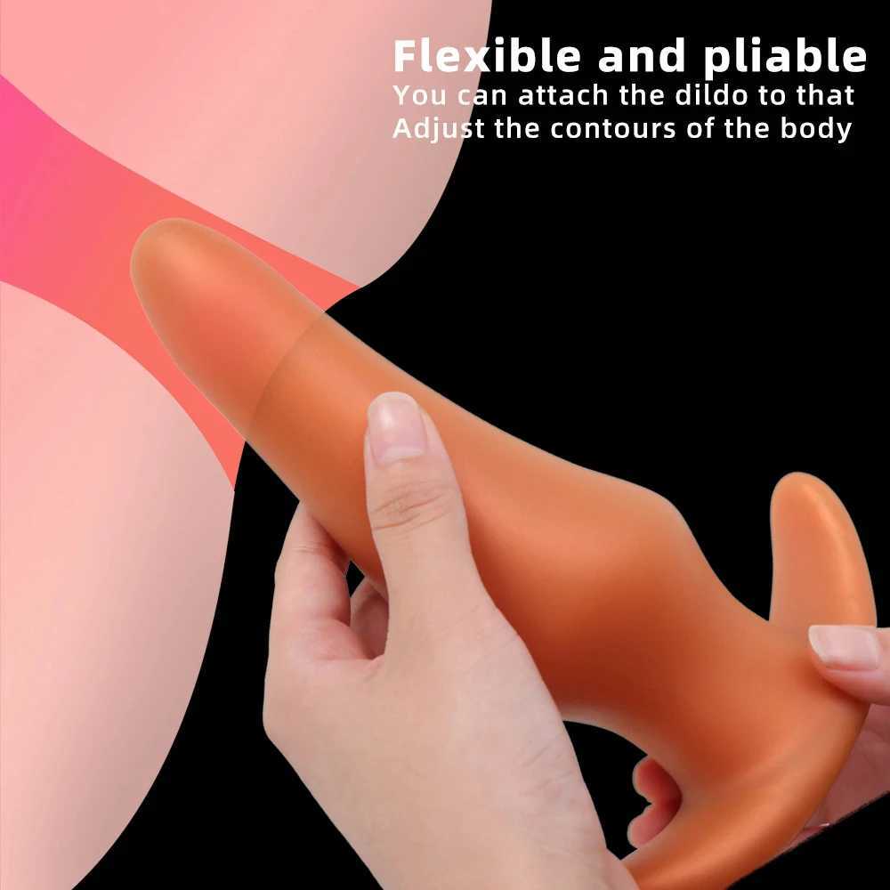 Soft Anal Plugs Liquid Silicone 35-78mm Buttplug Gay Men Prostate Massage Butt Plug Anal Dilation Training Comfortable To WearW250228