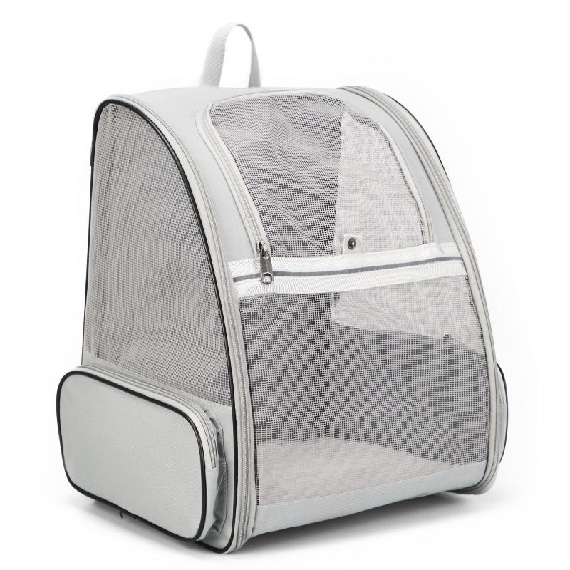 Cat Dog Outdoor Portable Pet Backpack Lightweight Foldable Detachable Large Capacity Full Mesh Breathable Bag
