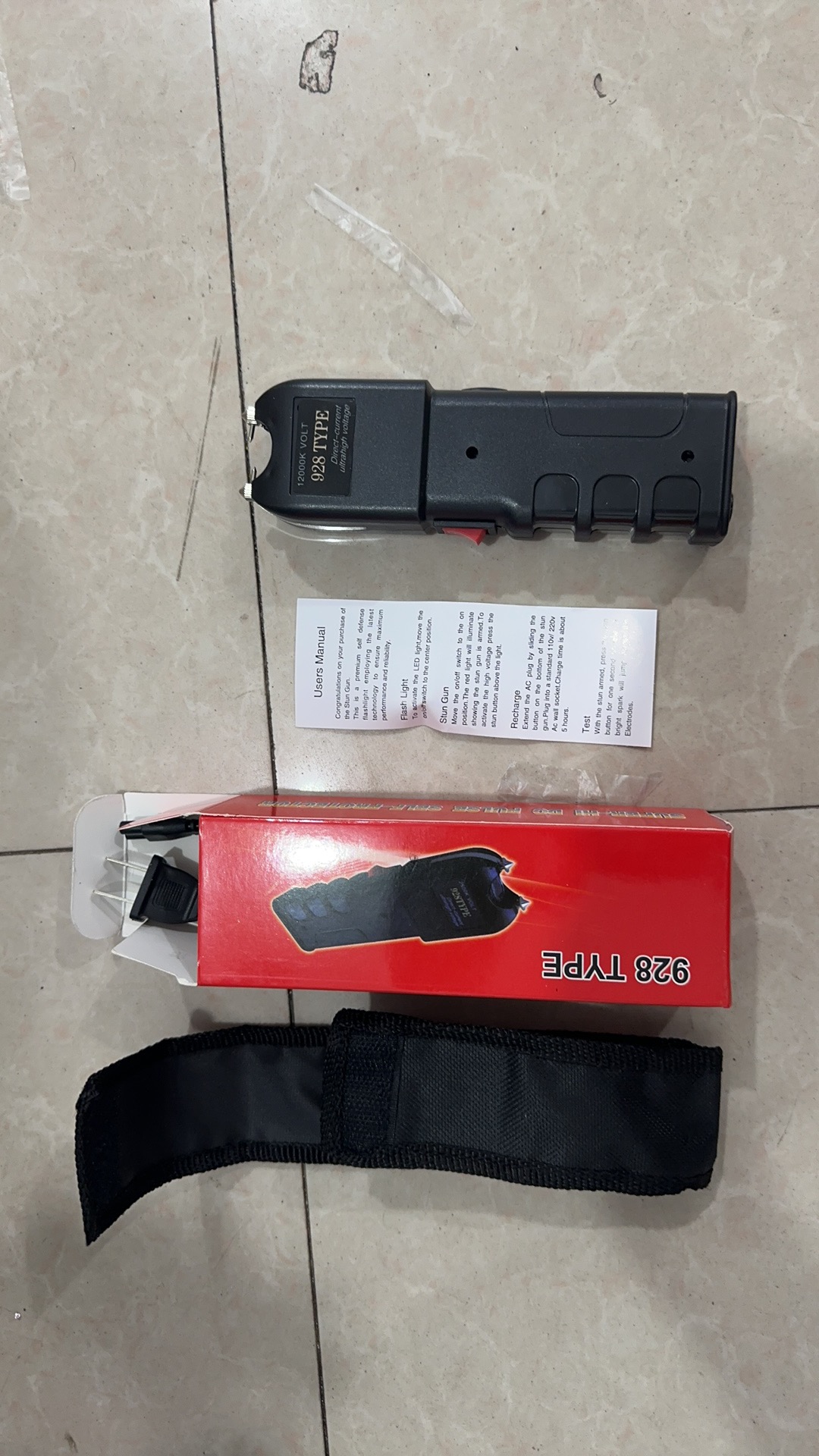 2025 new Fashion cross-border new female multi-functional flashlight keychain straight charge 928 for 1101