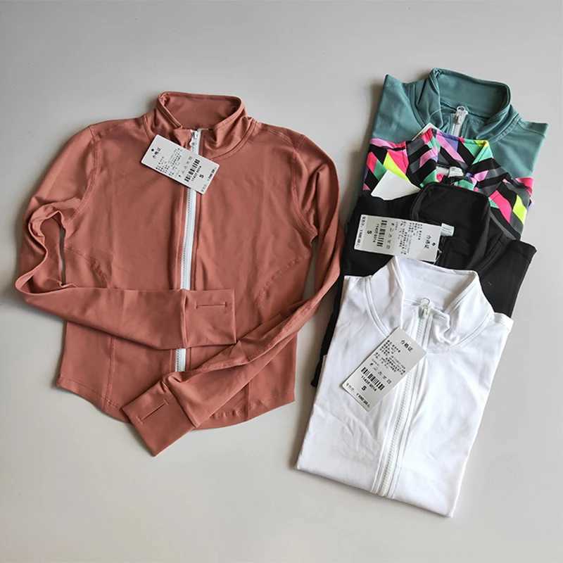 Women Sports Jacket Running Sport Coat Long Sleeve Fitness Tops Zipper Yoga Shirt Workout Jacket Gym Clothing Outdoor SportswearXJ250228