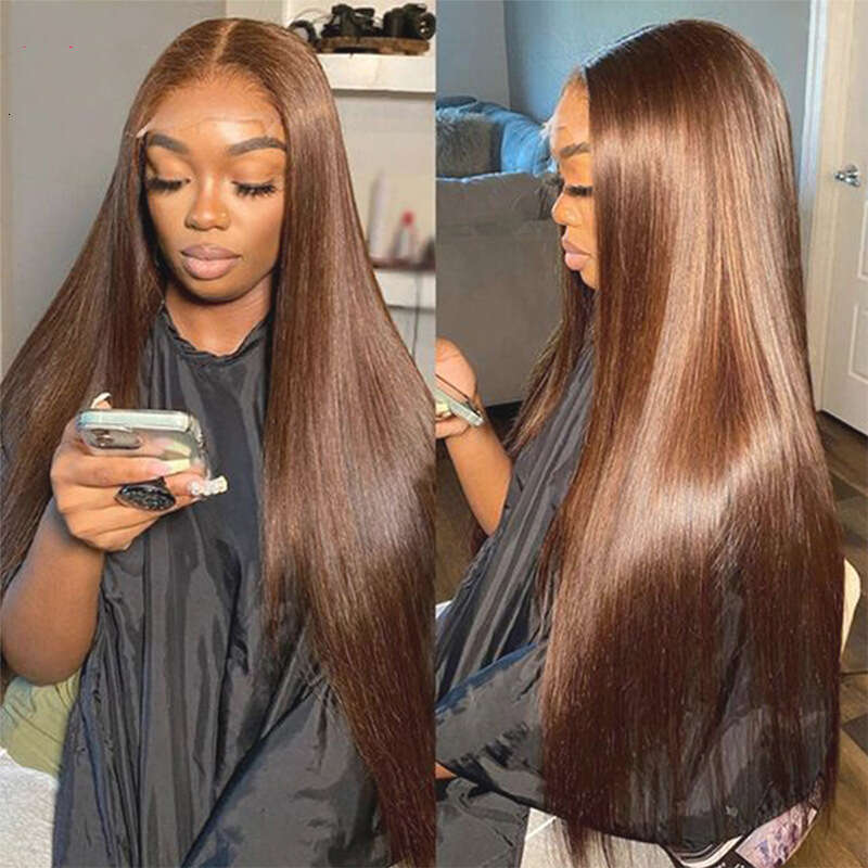 HD Front Lace Wig Front Women S Brown Human Hair Lace Wig
