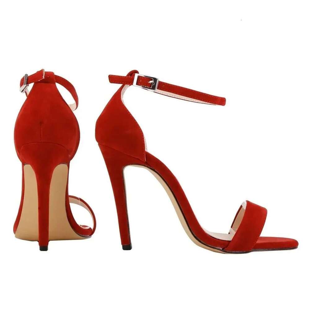 Women Sandals Stilettos Summer Classic Open Toe Ankle Strap Heel Elegant Wedding Party Dress High Heels Shoes Sexy Pumps