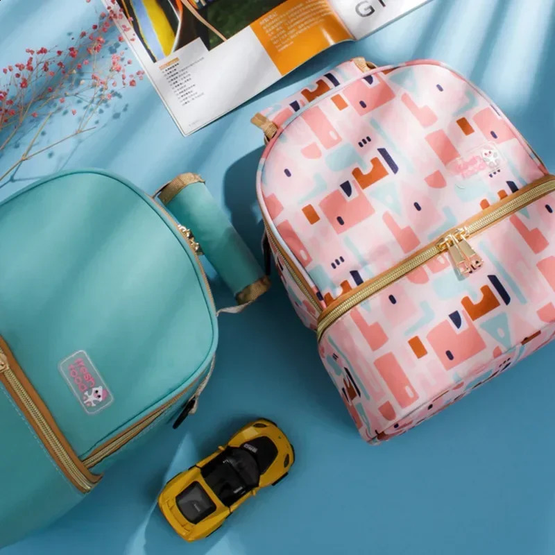 Multifunction Baby Food Breast Thermal Bag Drink Milk Insulation Bag Feeding Bottle Backpack Picnic Preservation Lunch Bags 250227