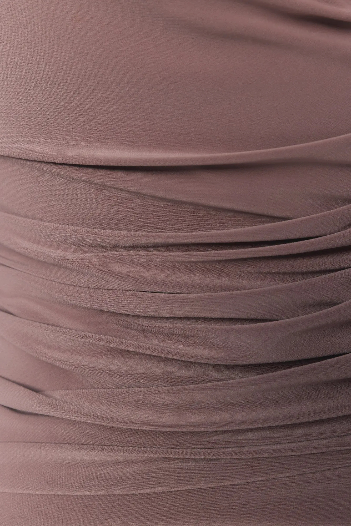 Women's Elegant Fitted Purple Pleated Dress with Asymmetrical collar Fully lined Long fitted sleeves