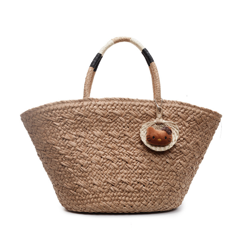 Fashion vacation style handbag for women in spring and summer 2025 new trend, internet celebrity grass woven shoulder bag batch #swissmilitary