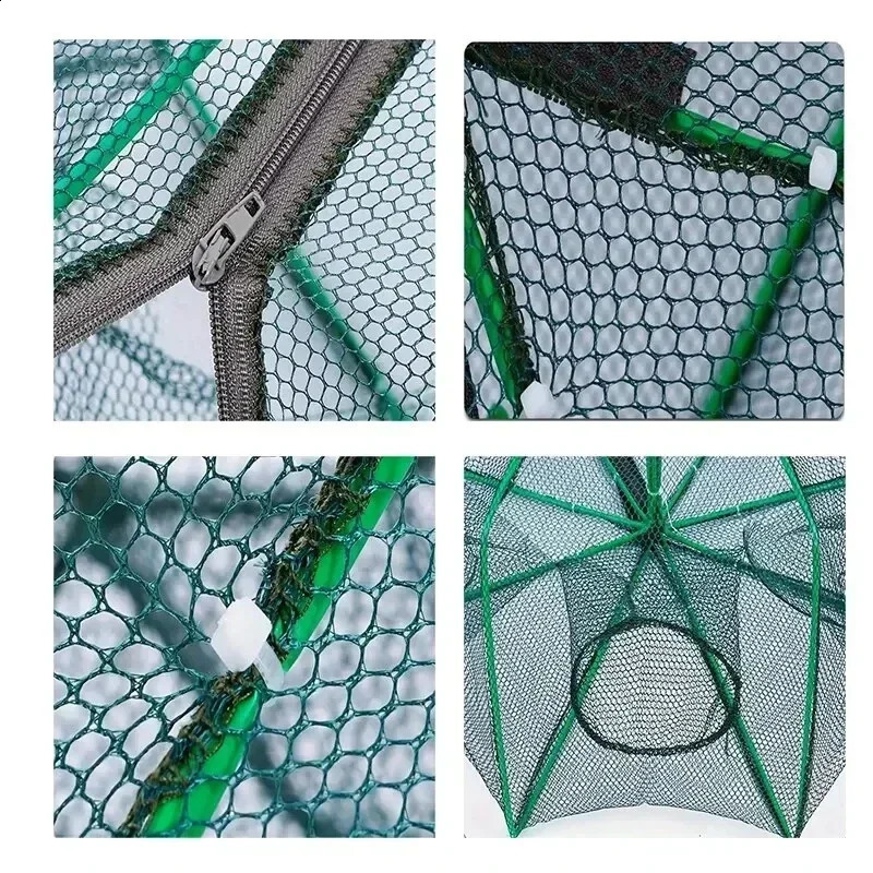 Fish net/shovel/cage folding crayfish catcher casting/fish net crab/crayfish/scent/eel trap 250228