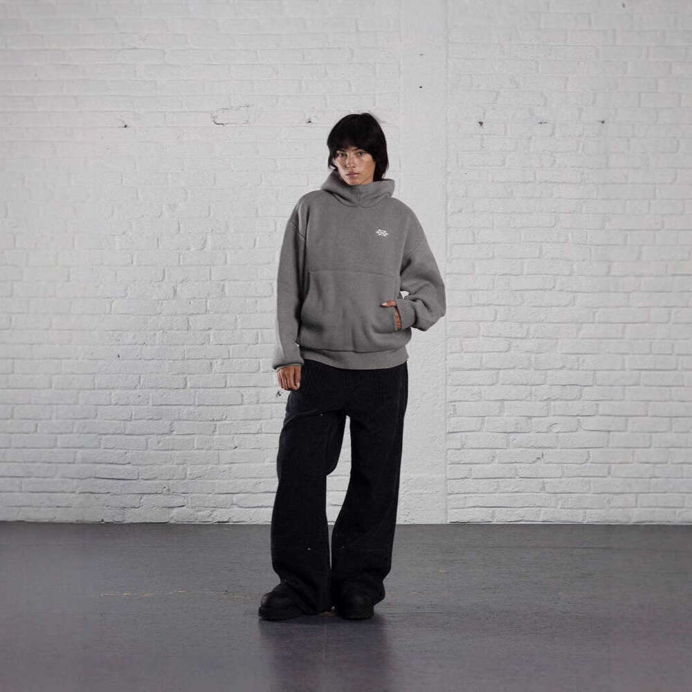 Y2K American autumn winter new trendy brand casual loose fitting men's and women's hooded sweater