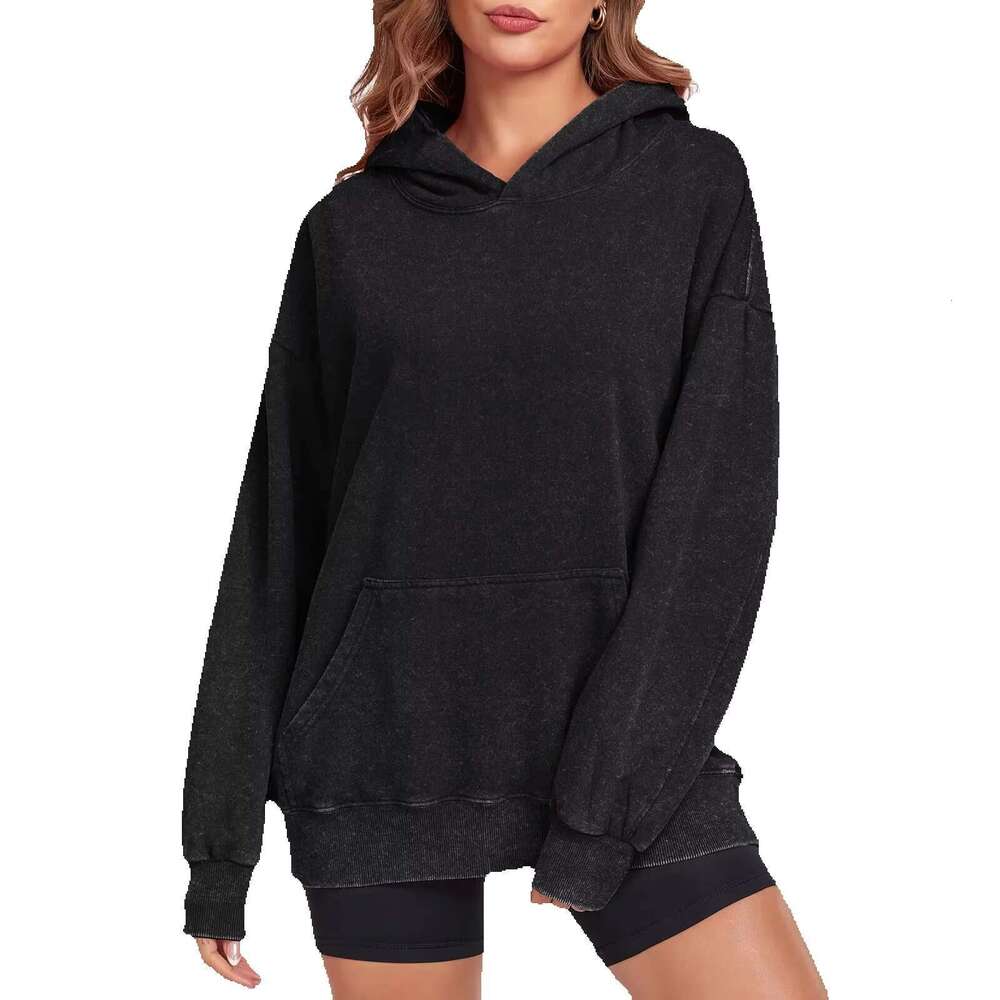 Wholesale Price Fashion Women's & Sweatshirts Customized Design Plus Size Knitted Women Hooded Cotton Hoodies For Woman