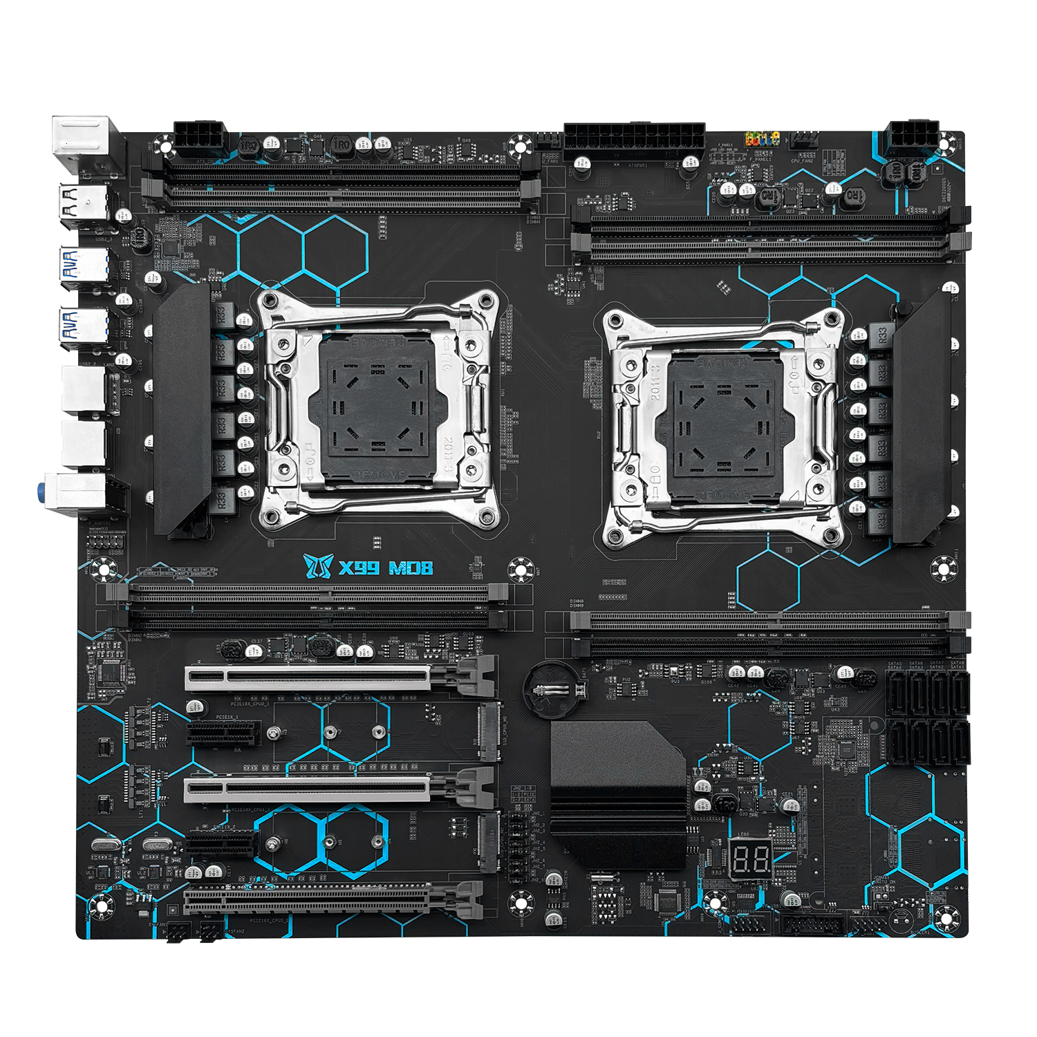 MACHINIST X99 Kit Motherboard LGA 2011-3 Xeon E5 2690 V4 Dual CPU Processor Set ECC DDR4 4*16GB 2133mhz RAM Memory E-ATX MD8