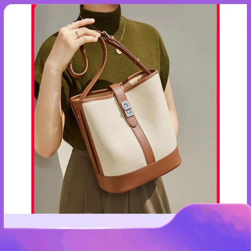 Light versatile 2024 new summer bucket large capacity shoulder commuting women's bag crossbody