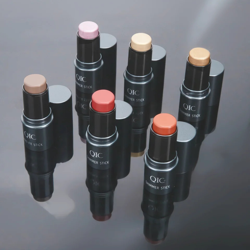Flashing fluorescent bronze outline stick used for face powder blusher shimmer cream cosmetics 250219