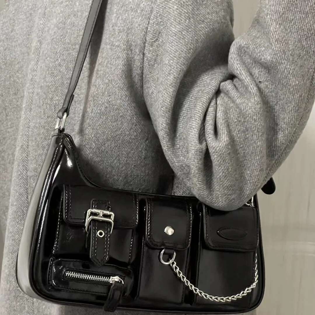 Richme Punk Bolso Mujer Fashion New Style5 Trend New Design Chains Crossbody Shoulder Haruku Y2k PU Individuality Ladies Bags