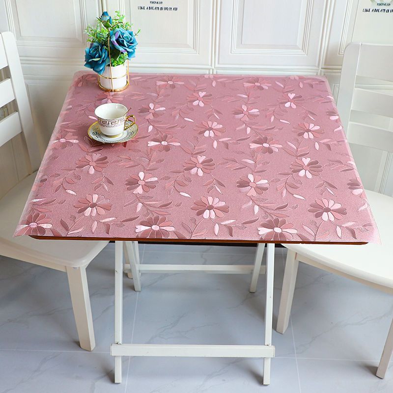 Waterproof and Anti-scalding Leave-in Dining Table Mat Coffee Table Crystal Board