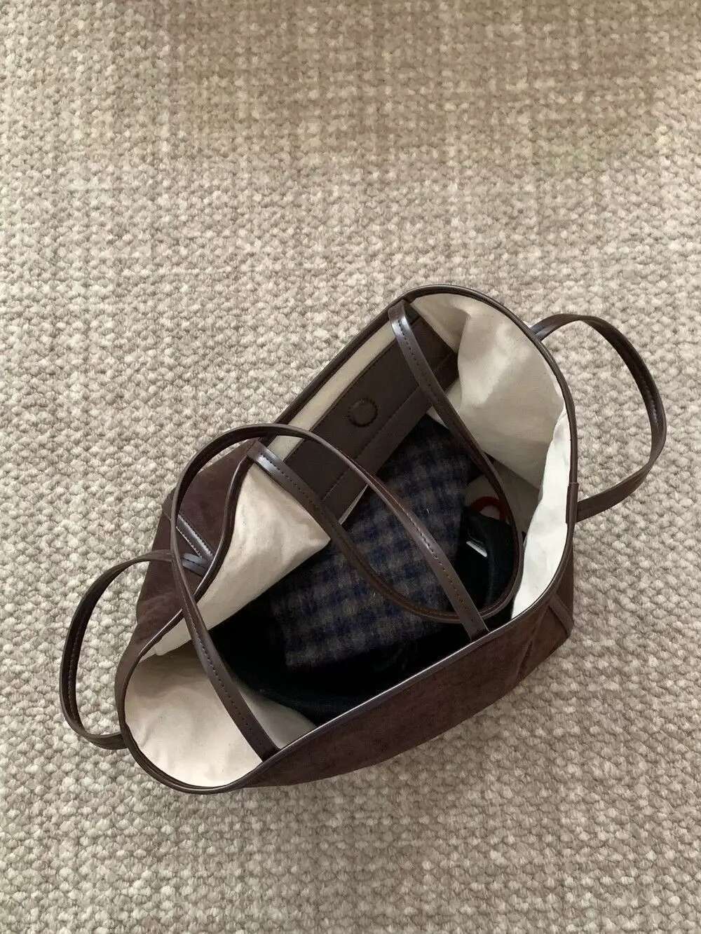 LEFTSIDE Big Faux Suede Shoulder Bags For Women new style Winter Y2k New Fashion Designer Trend Female Tote Bag Lady Handbags