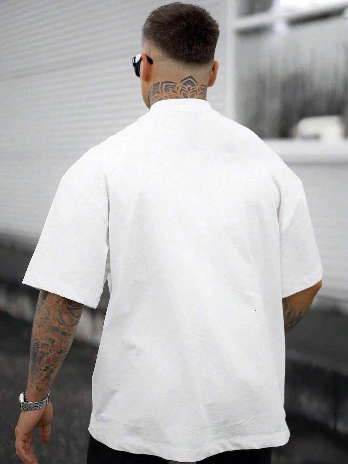 Rose mens cotton Tshirt fashion plus size top casual short sleeved street clothing classic print arrival S4XL 250312