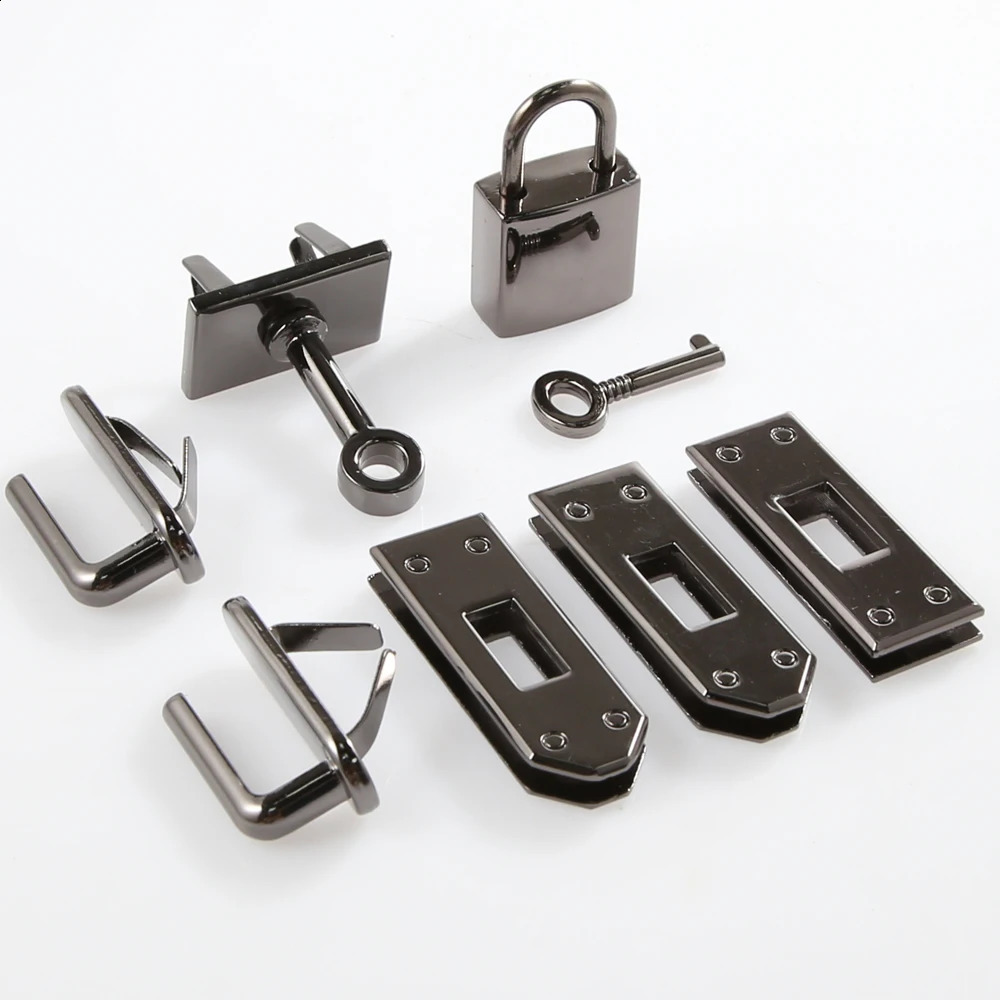 7pcs/set Metal Clasp Lock Lockbutton for Women Handbag Shoulder Bag Purse DIY Accessories 250228