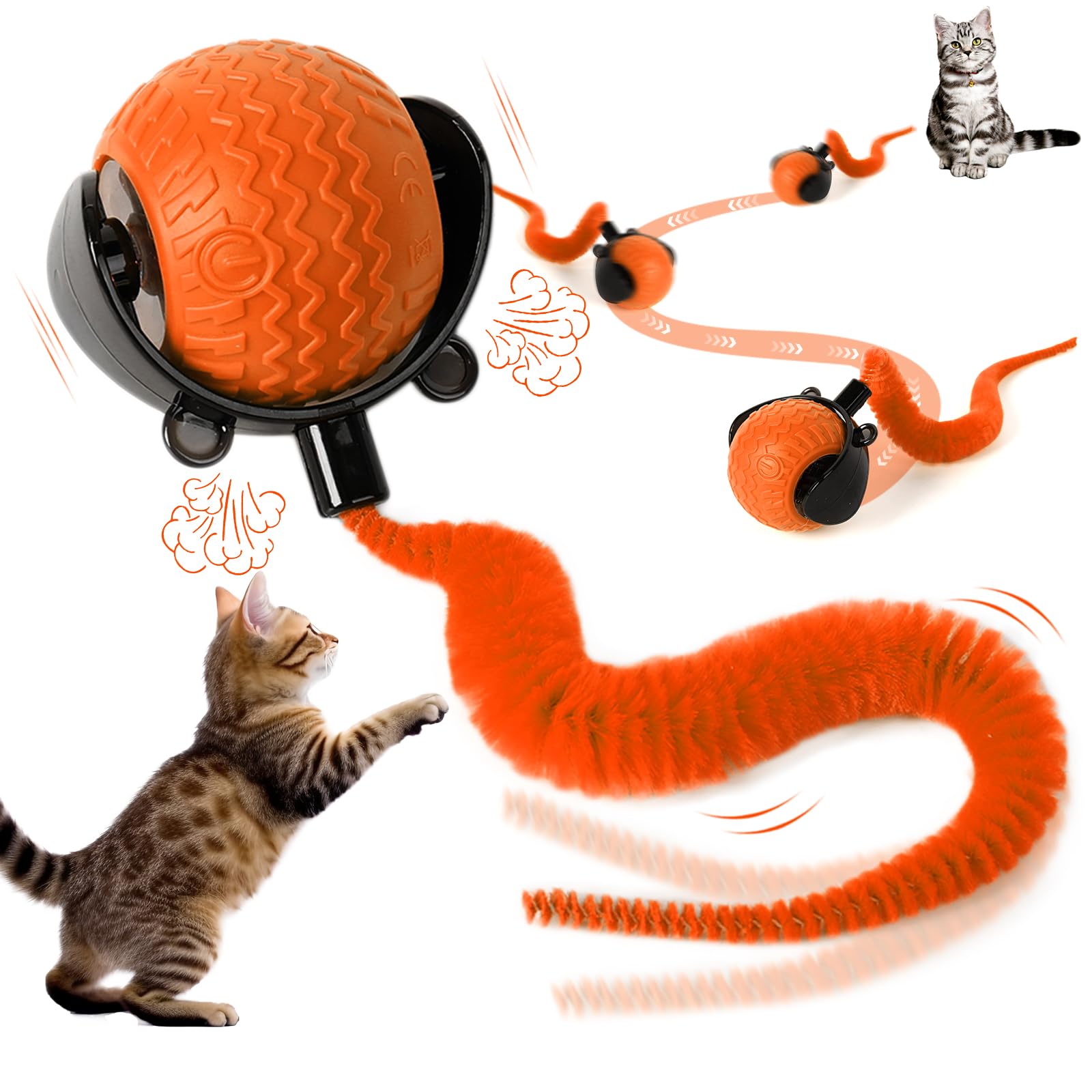 Automatic Moving Ball for Cat Dog Toy Ball