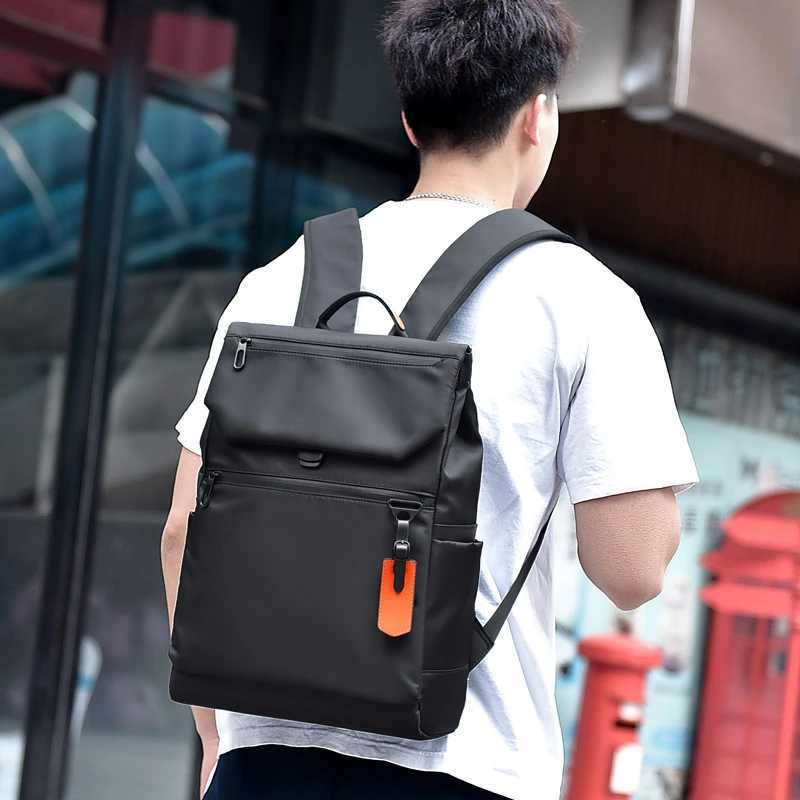 High quality waterproof mens laptop backpack luxury brand designer black business backpack city mens backpack USB charging Z250224
