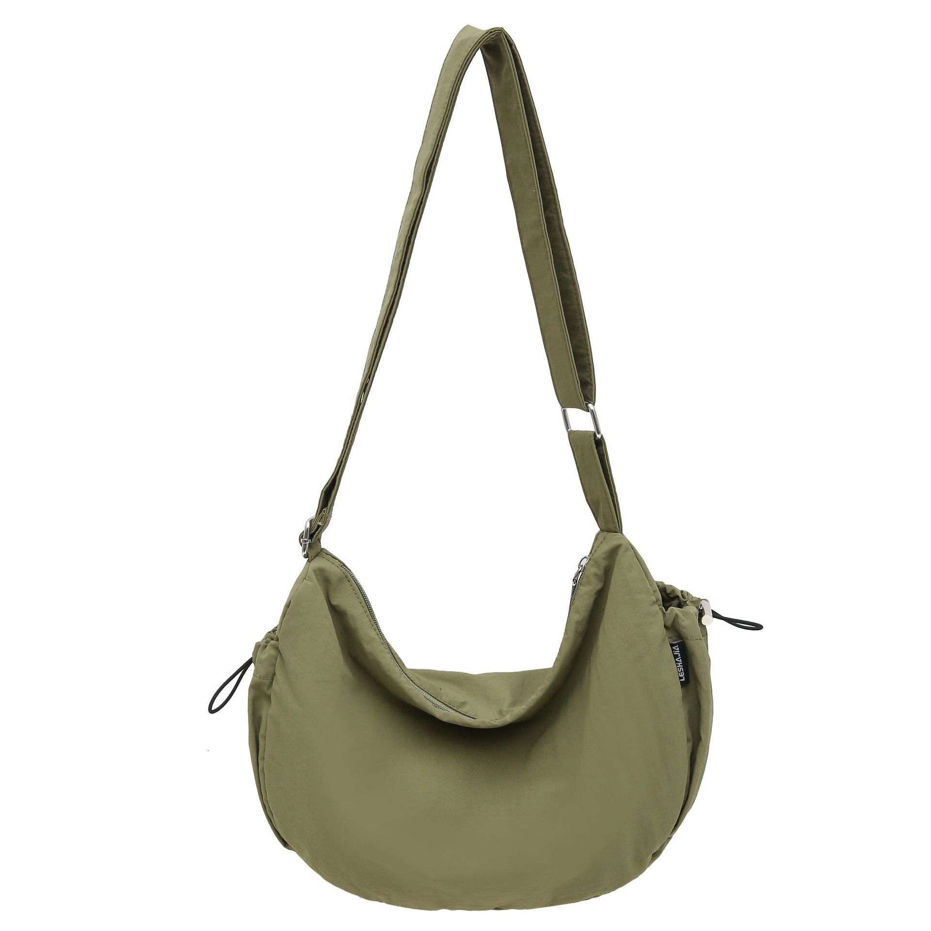 Niche Dumpling Spring/Summer New Style Solid Color Simple Trendy Casual Shoulder Travel Commuter Crossbody Bag #swissmilitary
