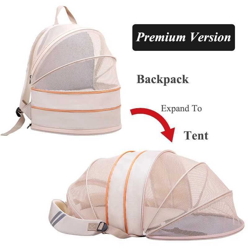 Cat Backpack for Pet Breathable Expandable Cat Carrier Large Capacity Escape Proof Handy Outdoor Travel Pet Carrier Bag Foldable 250205