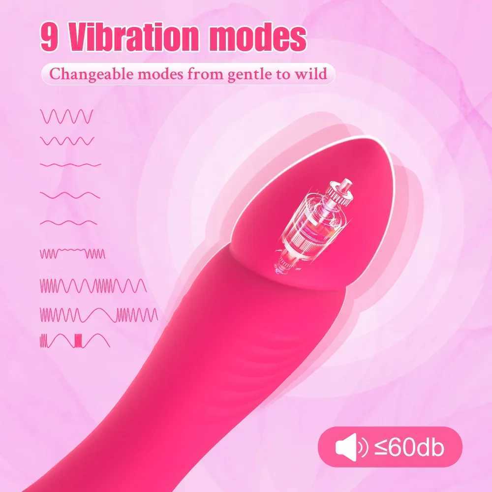 G Spot Vibrator Dildo Powerful Inflatable Vibrating Massagers Clitoral Vagina Anal Stimulation Adult Sex Toys for Women for MenW250228