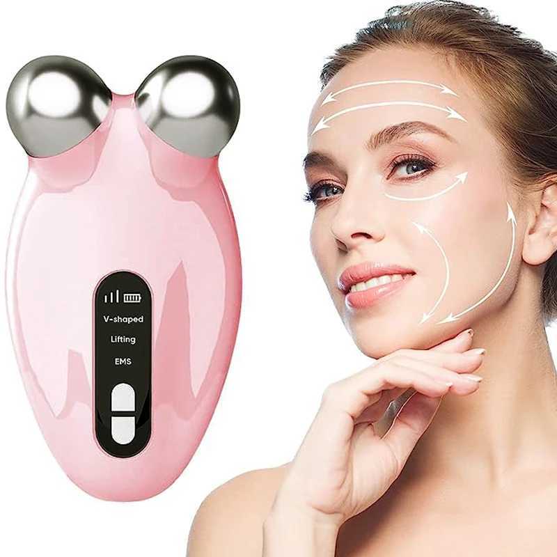 Mini Microcurrent Face Lift Device RollerLift The face and Tighten The Skin Wrinkle Remover Toning skin care tools(facial) W250228