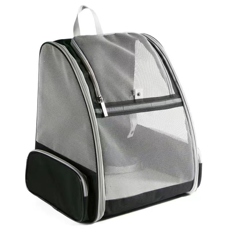 Cat Dog Outdoor Portable Pet Backpack Lightweight Foldable Detachable Large Capacity Full Mesh Breathable Bag