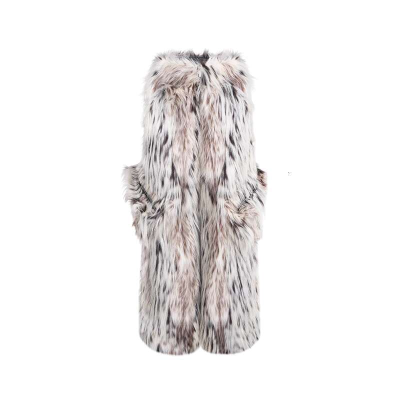 Leather Pants START High-End Series Leopard Print Long Coat For Men's Autumn And Winter Short Style Imitation Fur