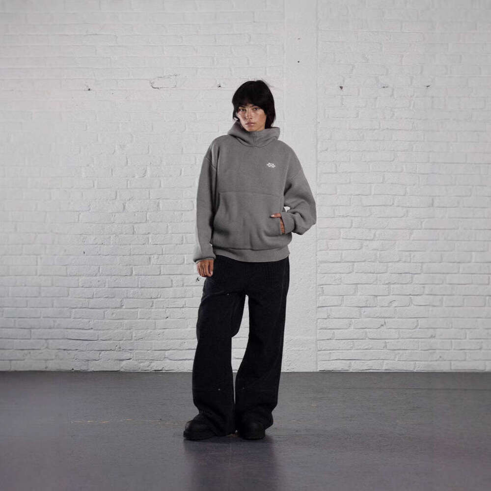 Y2K American autumn winter new trendy brand casual loose fitting men's and women's hooded sweater