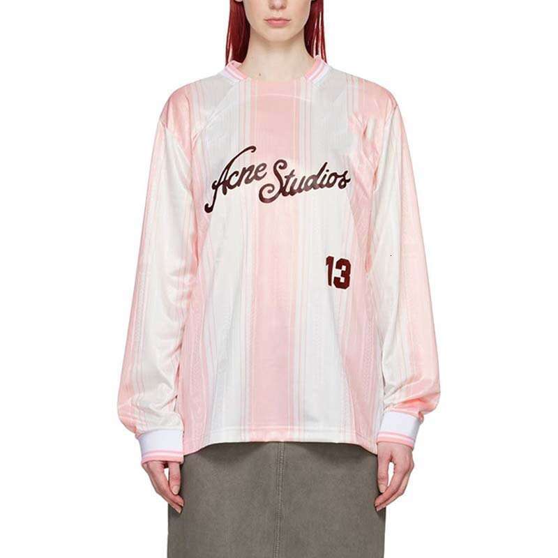 New Y2K personalized streetwear letter printed long sleeved sports top satin T-shirt 202