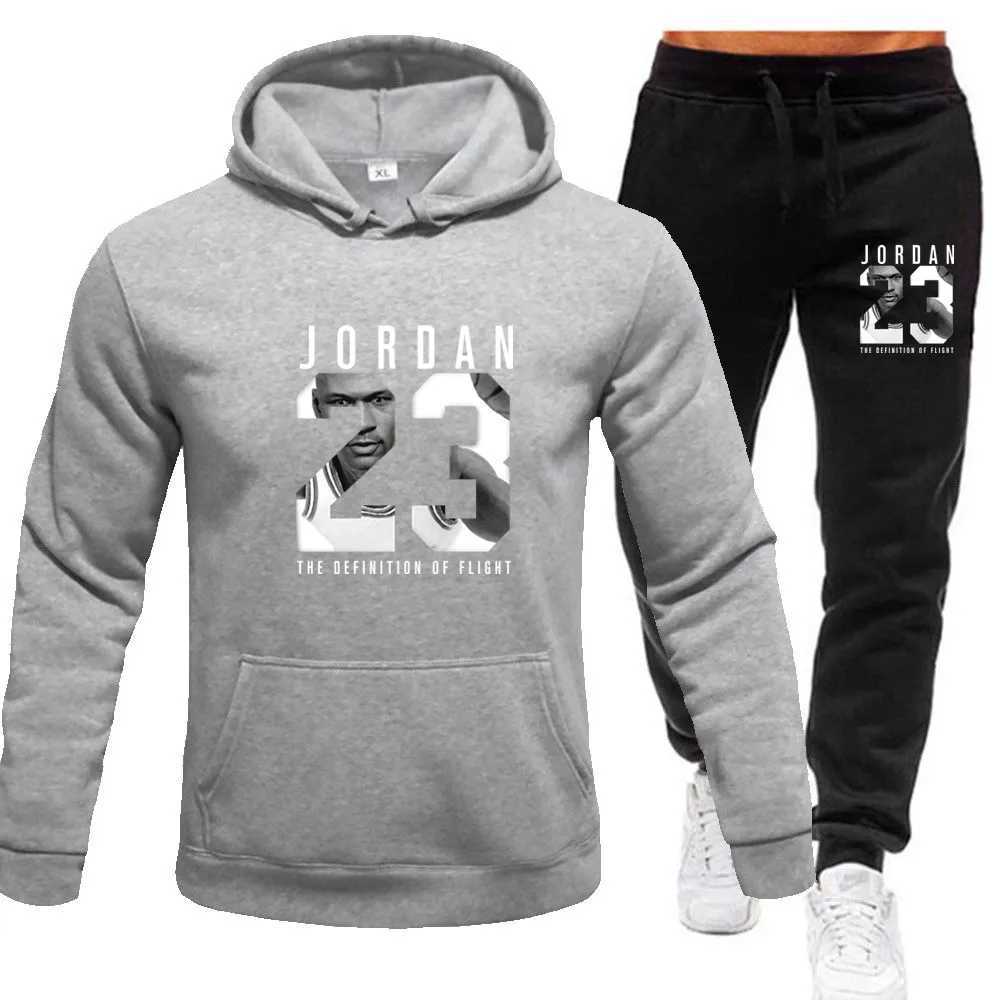 2024 new top of the line Classic mens hooded sportswear high-quality sweatshirts and jogging pants casual X250228