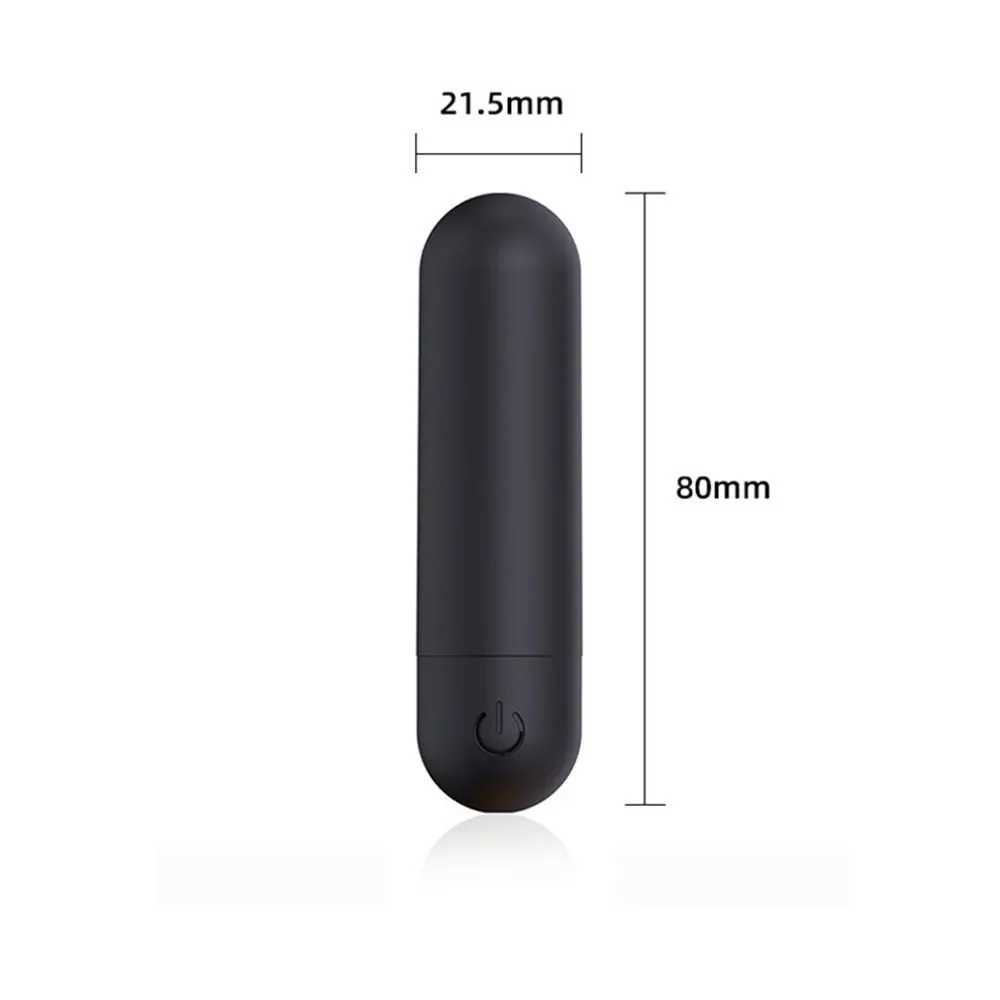 10-Speed Mini Bullet Vibrator Rechargeable Wireless Vibrating Anal Bullet Clitoral Stimulator Dildo Adult Sex Toys for WomenW250228