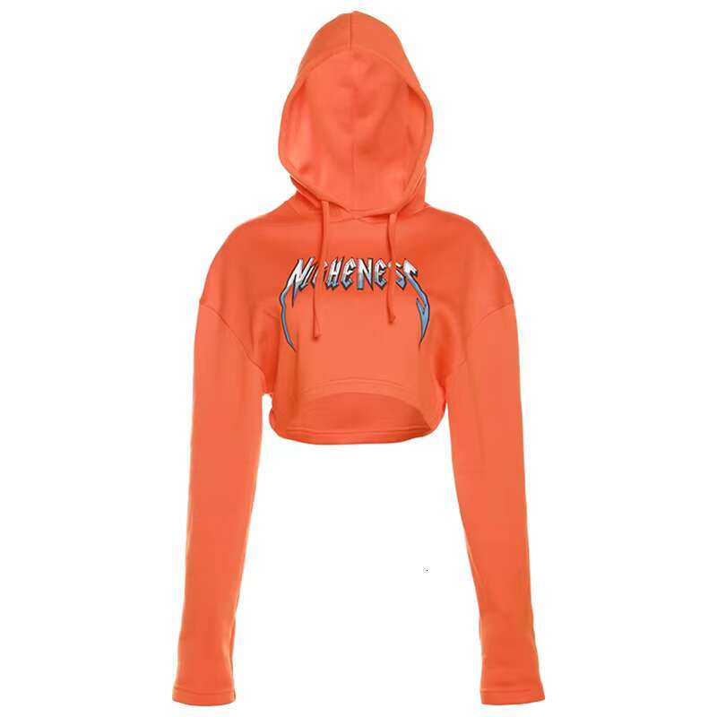 Hot Style Solid Color Sweater Woman Pullover Hoodies