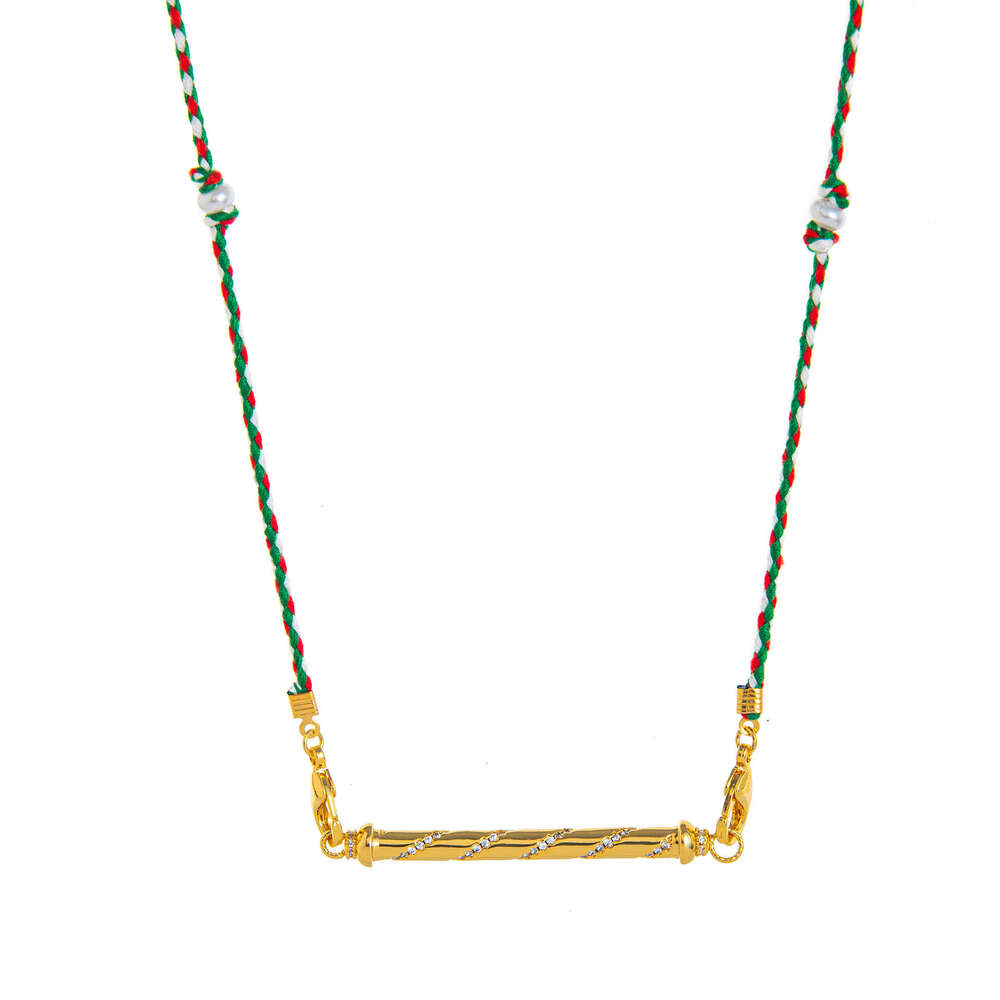 Hot selg Tarot Card Cone Pendant Colored Necklace for Boys, Gold Plated and Color Preserved