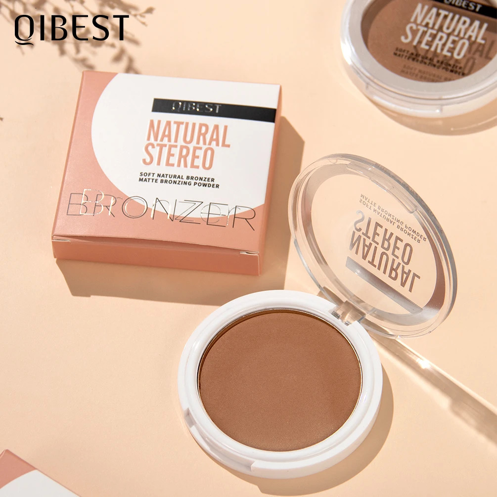 3D Bronze Matte Wheat Contour Powder Palette Makeup Natural Highlights Modification Waterproof Durable 250219
