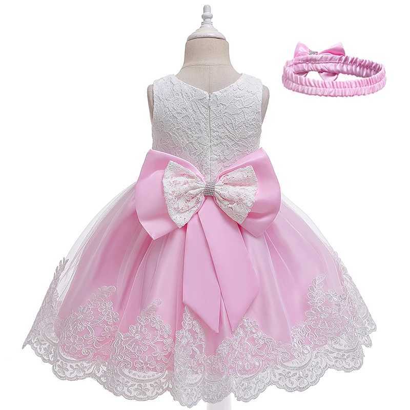 Childrens Flower Tutu Dress 1-10 Year Old Girl Wedding Birthday Par Princess Dress Childrens Lace Dress Clothing VestXJ250228