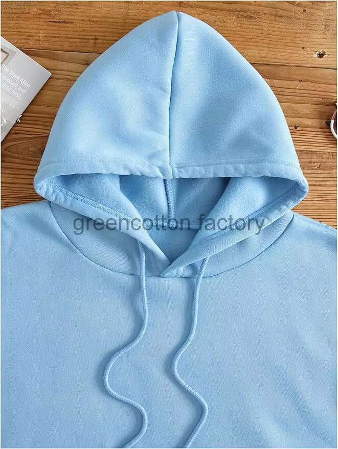 Custom Women's Letter Graphic Drawstring Hoodies Long Sleeve Thermal Pullovers Sweatshirt Printed Sports Hooded Cute Hoodie