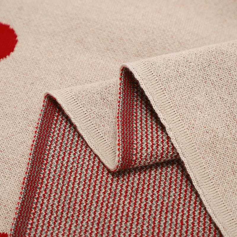 Cute Cherry Print Infant Throws Shls Skin-friendly Muslin Baby Boys Girls Swaddle Blankets 0-24 Months Baby Securi Blanket Z250228