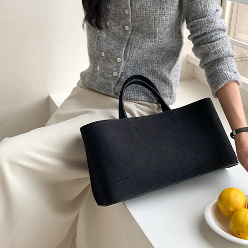 Ship from US Tote Bag for Women Large Capacity Handbag with Multi Pocket Suede Top Handle Solid Satchel Purse Shopping 250227FBB