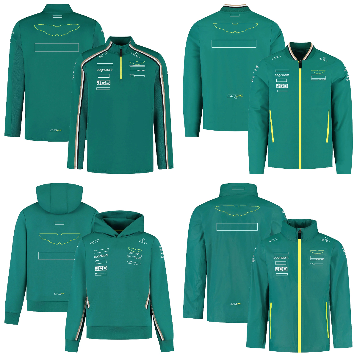 F1 2025 Team Driver Hoodie Formula 1 Racing Full Jacket Fans Hooded Sweatshirt Men 1/4 Zip Sweater Long Sleeve Pullover free shipping