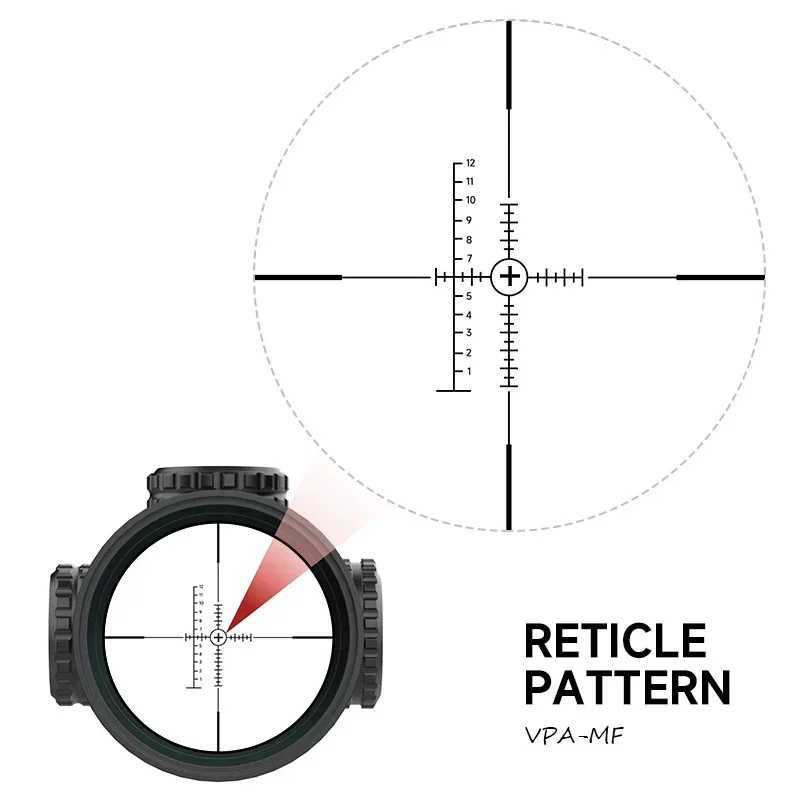 Tactical range 10-40X50 SFP optical rifle Airsoft air gun sight for telescopic optical sight of air gun/hunting rifle X250228