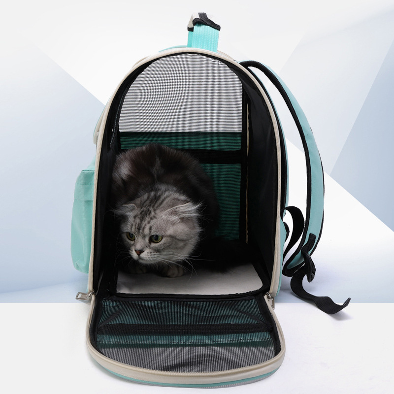 Cat easy use, spacious and breathable pet with multiple holes, suitable for all seasons, outdoor travel, backpack,