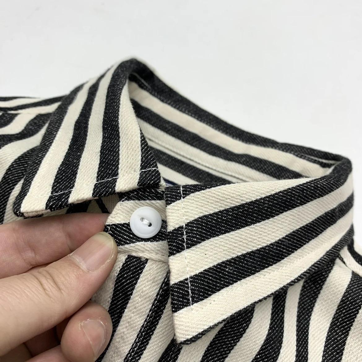 American Vintage Colorful 100 Cotton Workwear Shirts for Men 2024 Spring Autumn Long Sleeve Youth Male Tops 250226