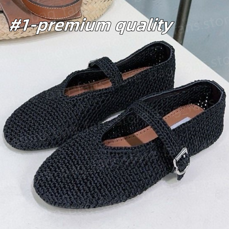 (go off picture not the description) Premium Designer Ballets Shoe Women's Summer Outdoor Shoes Flat Bottom Woven Shoe Holiday Style 30389