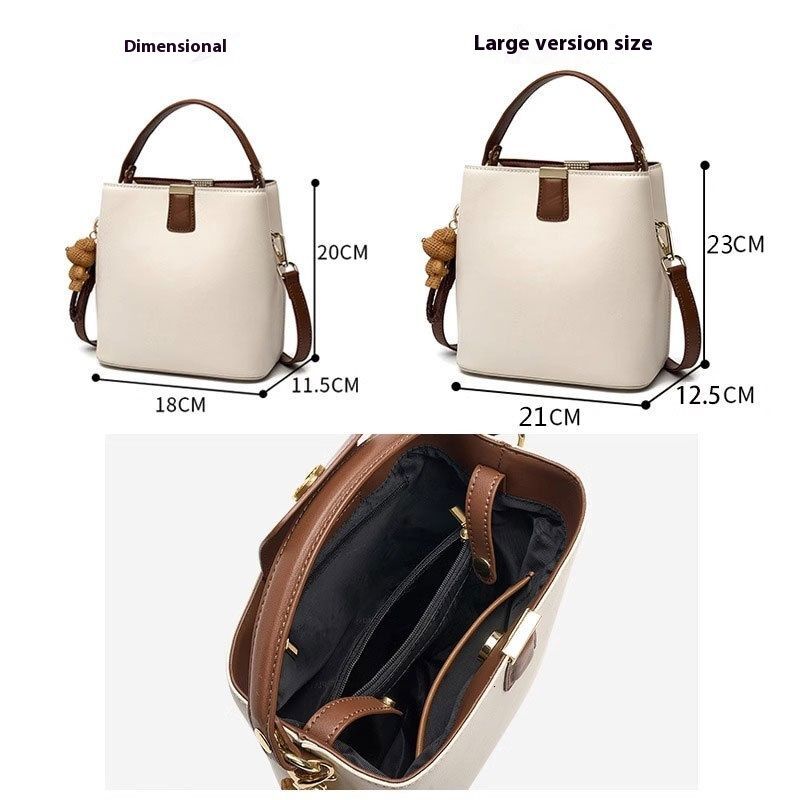 Women's 2024 new casual crossbody bucket bag women's handbag popular this summer