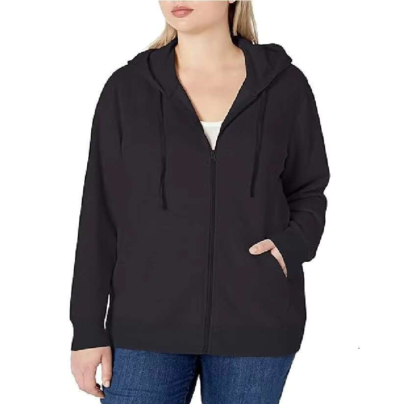 Wholesale Best Quality Cheap Fashionable Plus Size Women's & Sweatshirt Custom Design Solid Color Hoodies For Women