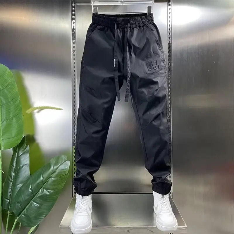 Casual Pants Mens Summer Pants Man Trousers for Men Joggers Running Big Size Korean Clothes Sweatshirt Jogging Gym Male 250227
